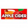Apple Cider Vinyl Banner with Optional Sizes (Made in the USA)