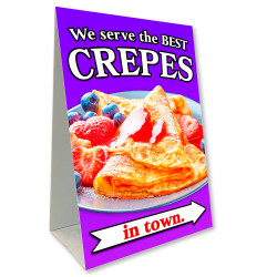 Crepes Economy A-Frame Sign