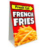Fresh Cut French Fries Economy A-Frame Sign