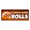 Cinnamon Rolls Vinyl Banner with Optional Sizes (Made in the USA)