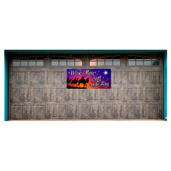 Wise Men Still Seek Him 21" x 47" Magnetic Garage Banner For Steel Garage Doors