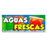 Aguas Frescas Vinyl Banner with Optional Sizes (Made in the USA)