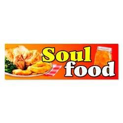 Soul Food Vinyl Banner with...