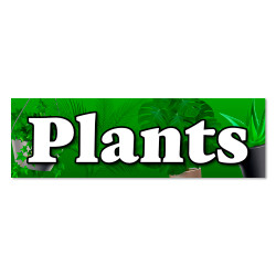 Plants Vinyl Banner with...