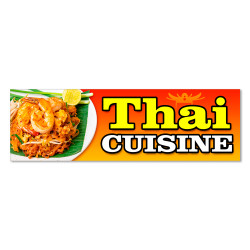 Thai Cuisine Vinyl Banner...