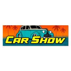Car Show Vinyl Banner with...