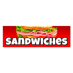 Sandwiches Vinyl Banner...