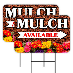 MULCH 2 Pack Double-Sided...
