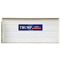 Trump 2024 Take America Back 21" x 84" Garage Banner for Steel Garage Doors (Made in The USA)