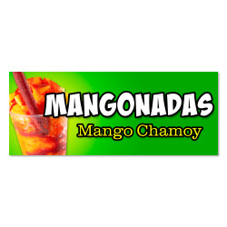 Mangonadas Vinyl Banner with Optional Sizes (Made in the USA)