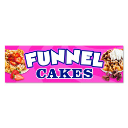 Funnel Cakes Vinyl Banner...