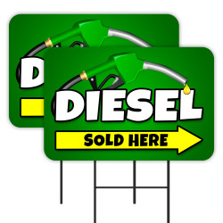 Diesel Sold Here 2 Pack...