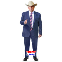 Life Size Donald Trump Standee Cutout 72" x 30" with Stand