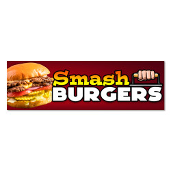 Smash Burgers Vinyl Banner...