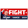 Fight - Trump Vance 2024 Vinyl Banner with Optional Sizes (Made in the USA)