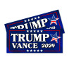 Trump - Vance 2024 Car Decals 2 Pack Removable Bumper Stickers (9x4 inches)