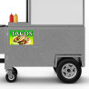 TACOS Food Cart Truck Removable Decal (13x8 inches)