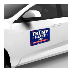 Trump Vance 2024 - Take America Back 2 Pack Car Magnet 15" x 11"