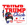 Trump Chick - Save America Again 2 Pack Car Magnet 15" x 11"