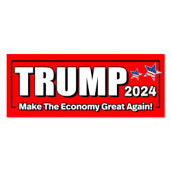 Trump 2024 - Make The Economy Great Again Vinyl Banner with Optional Sizes (Made in the USA)