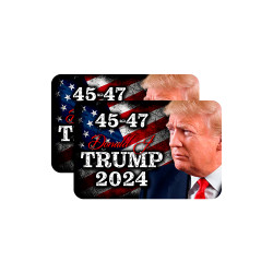 Trump Vance 2024 Set 2 - 10 Pack Yard Signs - Each Sign is 24" x 16" Single-Sided and Comes with Metal Stake Made in The USA