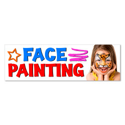 Face Painting Vinyl Banner...