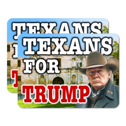 Texans For Trump 2 Pack Car...