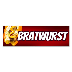 Bratwurst Vinyl Banner with...