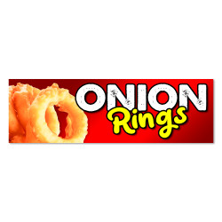 Onion Rings Vinyl Banner...