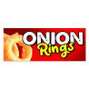 Onion Rings Vinyl Banner with Optional Sizes (Made in the USA)