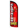 Clothing Sale Premium Windless Feather Flag Bundle (Complete Kit) OR Optional Replacement Flag Only