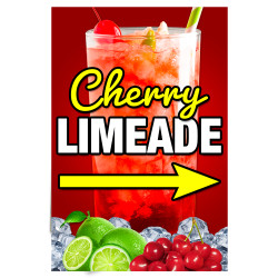 Cherry Limeade Economy A-Frame Sign