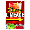 Cherry Limeade Economy A-Frame Sign