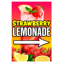 Strawberry Lemonade Economy A-Frame Sign