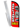 Appliance Sale Premium Windless Feather Flag Bundle (Complete Kit) OR Optional Replacement Flag Only