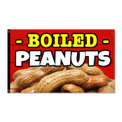 Boiled Peanuts Premium 3x5 Flag 3x5 foot Flag OR Optional Flag with Mounting Kit