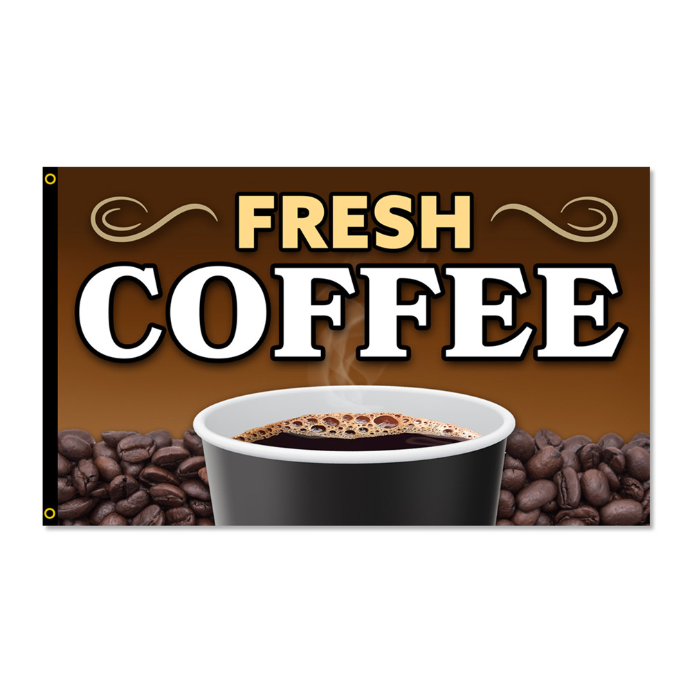 Coffee Premium 3×5 Foot Flag OR Optional Flag with Mounting Kit
