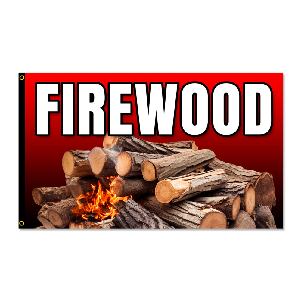 Firewood Premium 3×5 Flag 3×5 foot Flag OR Optional Flag with Mounting Kit