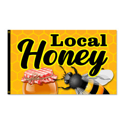 Local Honey Premium 3x5 Flag 3x5 foot Flag OR Optional Flag with Mounting Kit