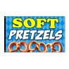 Soft Pretzels Premium 3x5 Flag 3x5 foot Flag OR Optional Flag with Mounting Kit