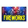 Fireworks Premium 3x5 Flag 3x5 foot Flag OR Optional Flag with Mounting Kit