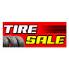 TIRE SALE Vinyl Banner with Optional Sizes (Made in the USA)