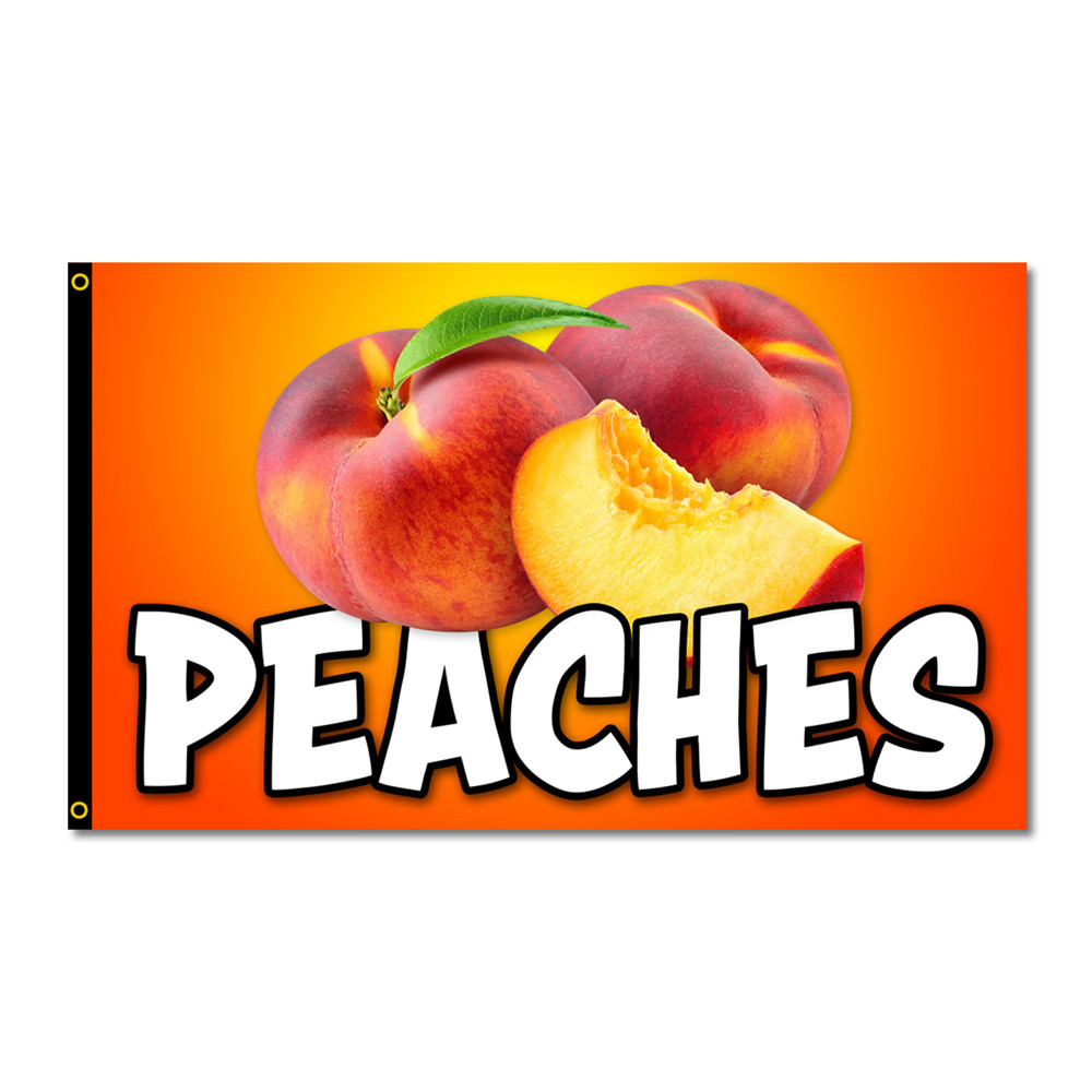 PEACHES Premium 3×5 foot Flag OR Optional Flag with Mounting Kit