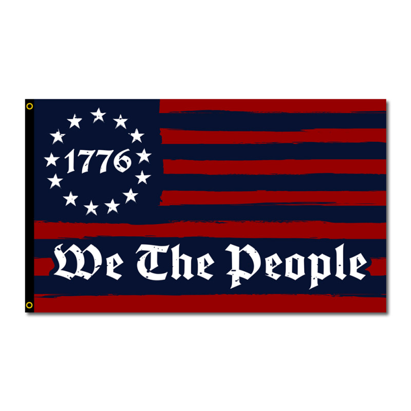 Betsy Ross 1776 - We The People Premium 3x5 Flag 3x5 foot Flag OR Optional Flag with Mounting Kit