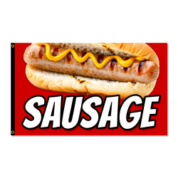 SAUSAGE Premium 3x5 Flag...