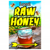 Local Raw Honey (Arrow) Economy A-Frame Sign 2 Feet Wide by 3 Feet Tall (Made in The USA)