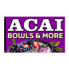 Acai Bowls & More Premium 3x5 Flag 3x5 foot Flag OR Optional Flag with Mounting Kit