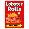 Lobster Rolls Economy A-Frame Sign