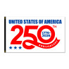USA 250th Anniversary - July 4th Premium 3x5 Flag OR Optional Flag with Mounting Kit