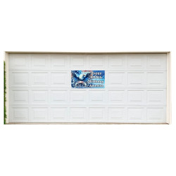 Happy 250th Birthday America - USA July 4th 21" x 40" Magnetic Garage Banner For Steel Garage Doors